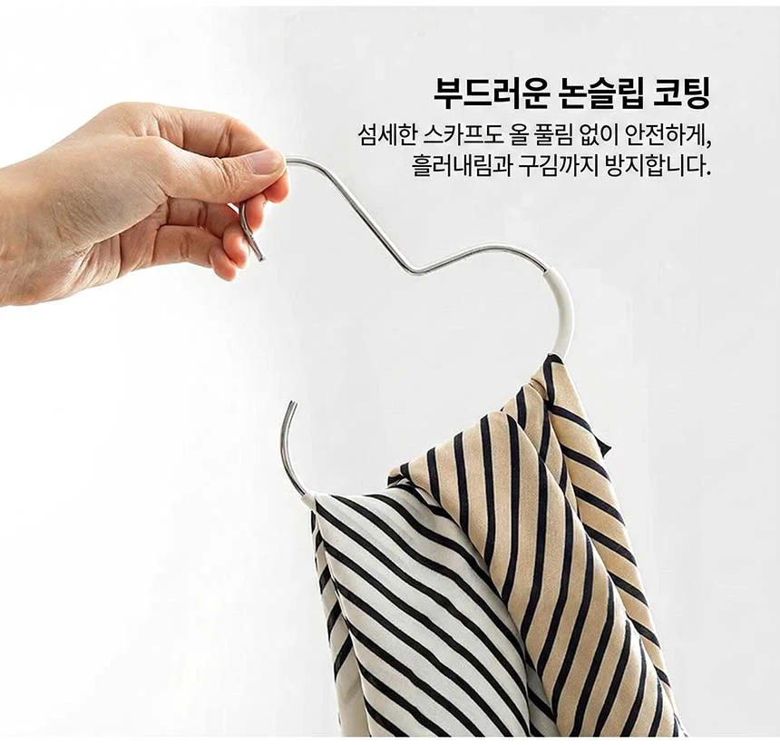 모자걸이 3P 넥타이정리 스카프걸이 타이걸이 상세5
