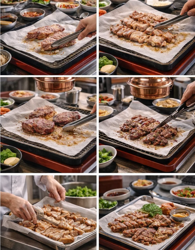 주문제작 사각 종이호일 쿠킹호일30cmx30cm 상세5