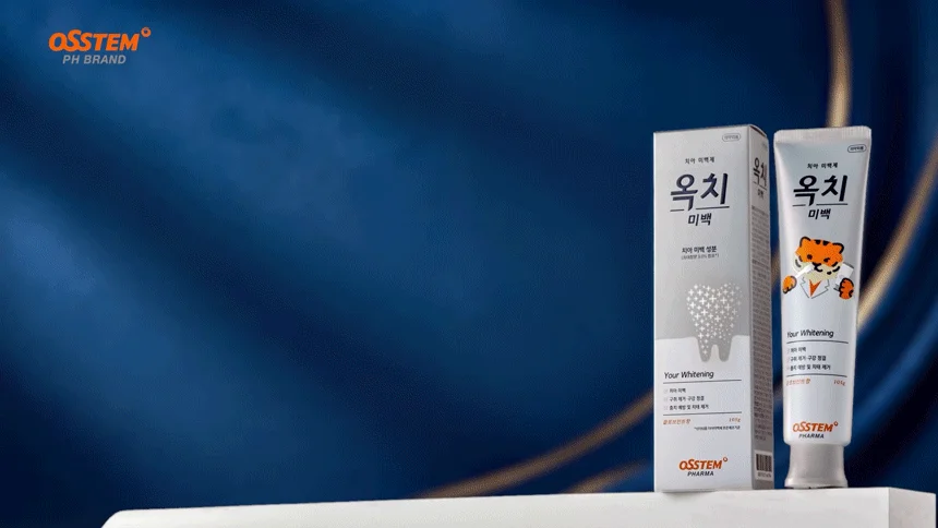 (오스템) 옥치 미백치약 34g 클로브민트향 (1개입) 상세5