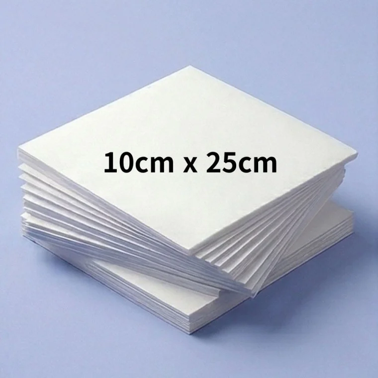 사각 종이호일 다용도 에어프라이어용 대용량 화이트 10cmx 25cm 600개