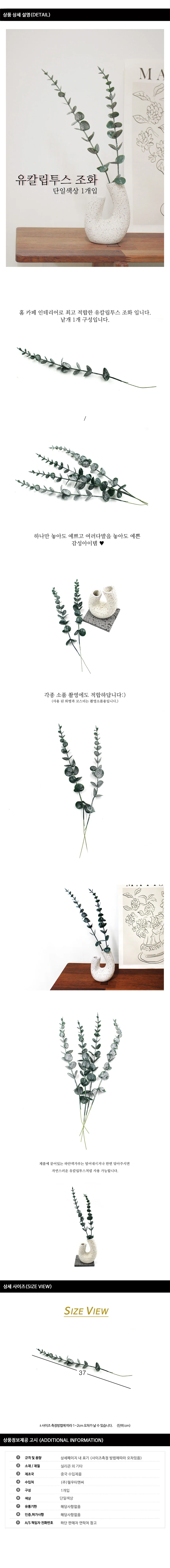 유칼립투스 조화 상세2