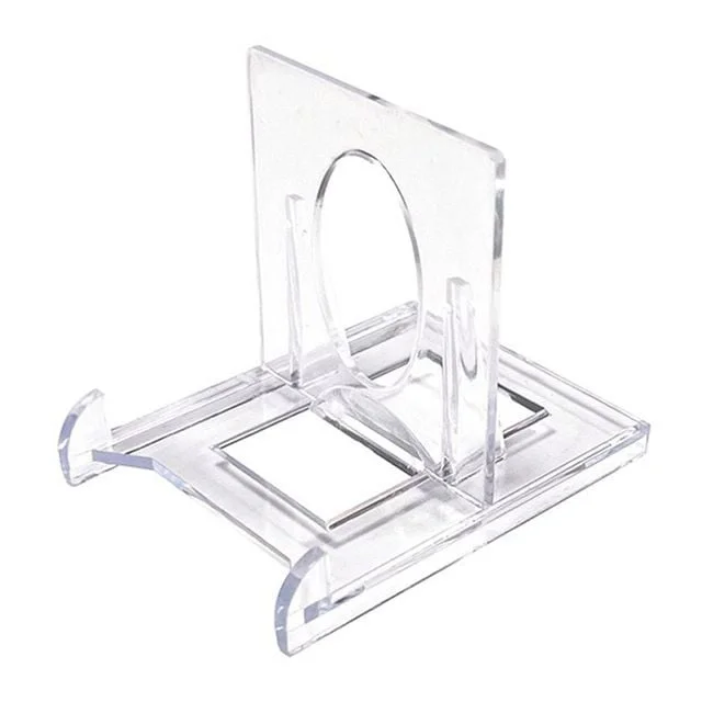 아크릴받침대 액자받침대 아크릴거치대 릴진열대 탁상액자 사진 진열대 디스 전시대 매장