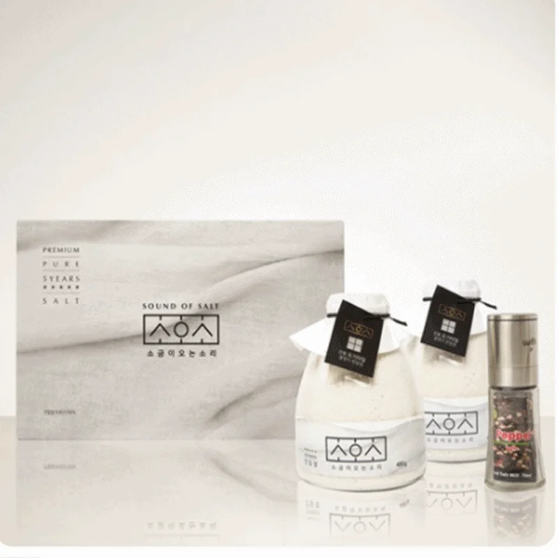 Premium 천일염 5년 간수 뺀 선물 세트 sea salt 상세1