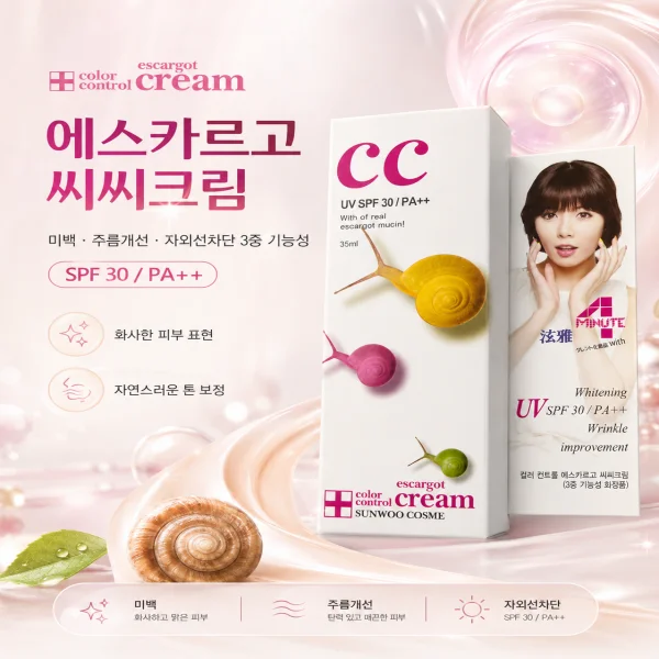 컬러컨트롤 에스카르고 씨씨크림 35ml 상세2