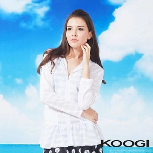 KOOGI 여성후드집업 번아웃 KF-G199 수영복 수영