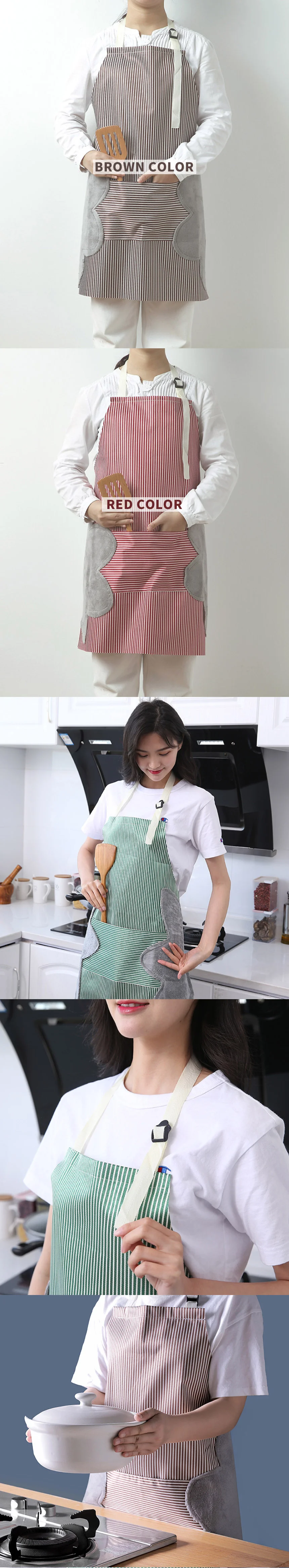 아이디어 손닦는 방수 앞치마/주방/설거지/업소용 상세5