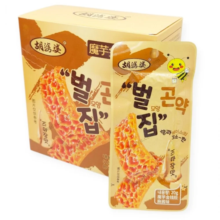 플유 벌집모양 곤약 즈마장맛 400g 중국간식