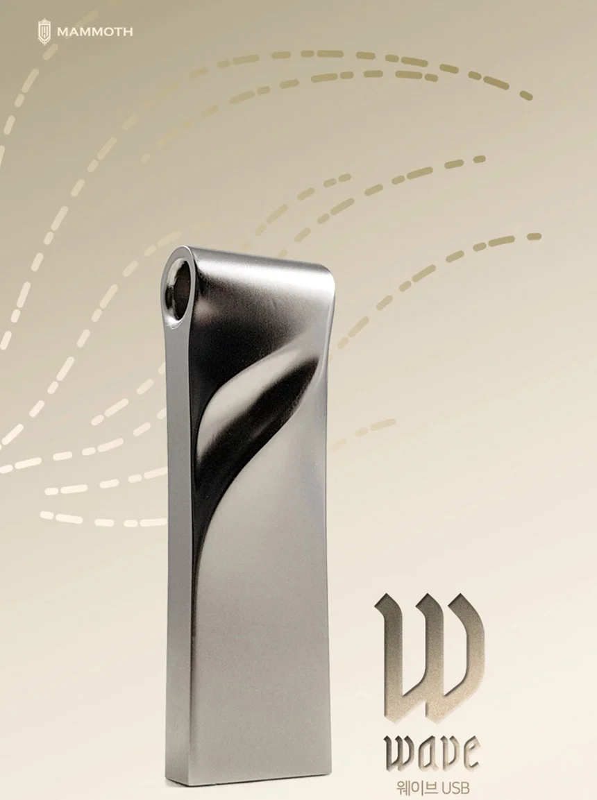USB 8G PC 선물 단체 메탈케이스 매머드 8기가 웨이브 상세1
