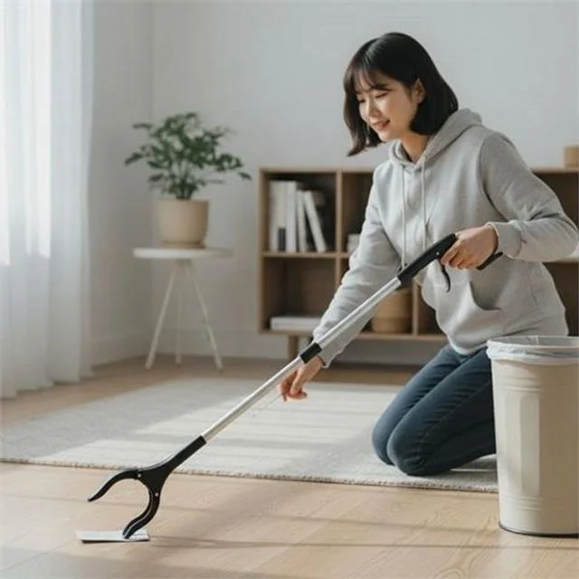 재활용 집게 화장실 청소 집게 수거용 사무실 거리 바닥 야외 틈새 공원 매장 학교 실내 분리수거 다용도