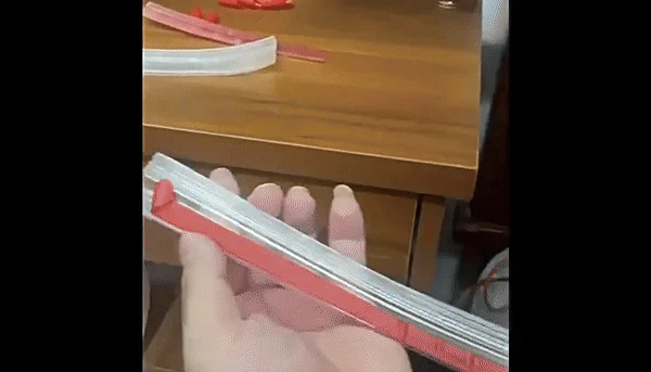 투명 모서리 보호대 PVC 90도 안전 가드 1M DD-12782 상세2