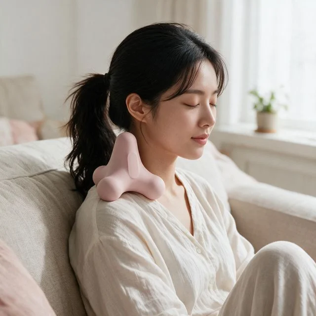 마사지볼 등근육 승모근 어깨 결림 목 지압 근육 이완 홈트레이닝 뭉친
