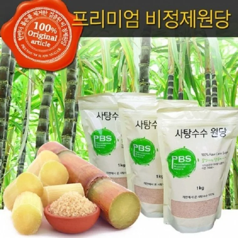 원당 프리미엄 비정제 사탕수수원당 3kg