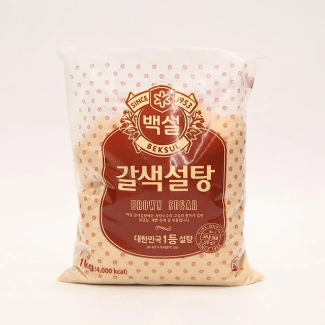 백설 갈색 설탕 1kg 흑설탕 제과제빵설탕 갈색당