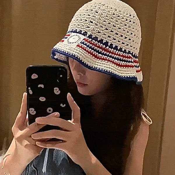벙거지모자 스트라이프 버킷햇 상세1