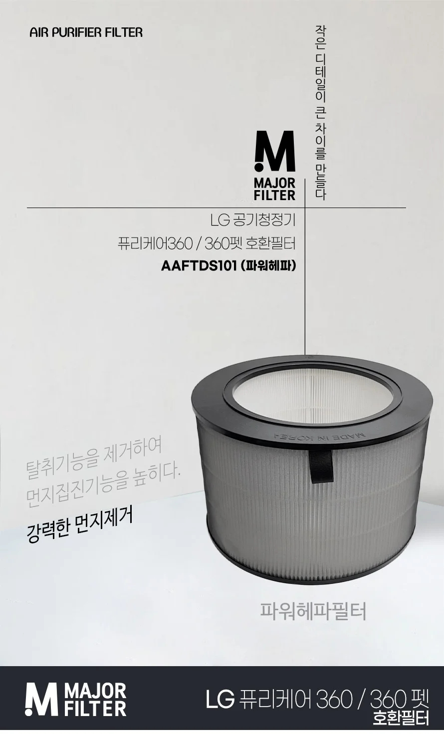 LG 공기청정기 필터 퓨리케어360 파워 헤파 상세2