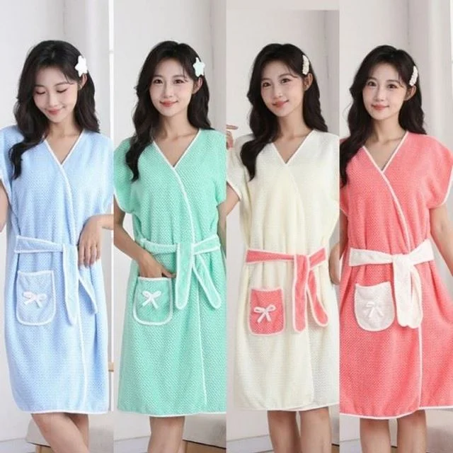 타월 1008403 웨어러블 EL 가운 와플 극세사 골프목욕가운 실크가운 가운 목욕용품 타올가운 커플가운