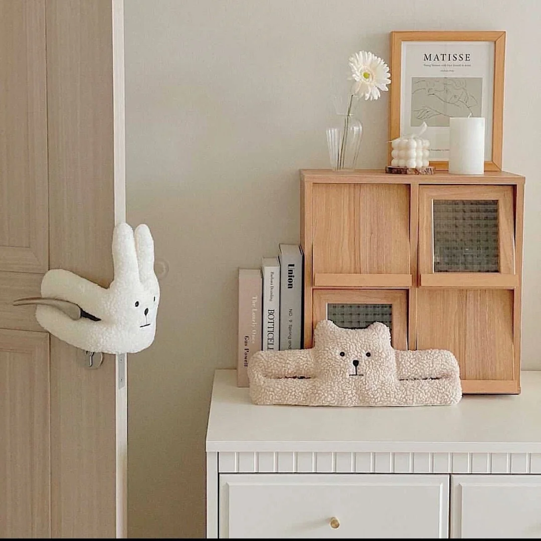 모서리보호 토끼 곰 인형 문 손끼임방지 도어스토퍼 상세2