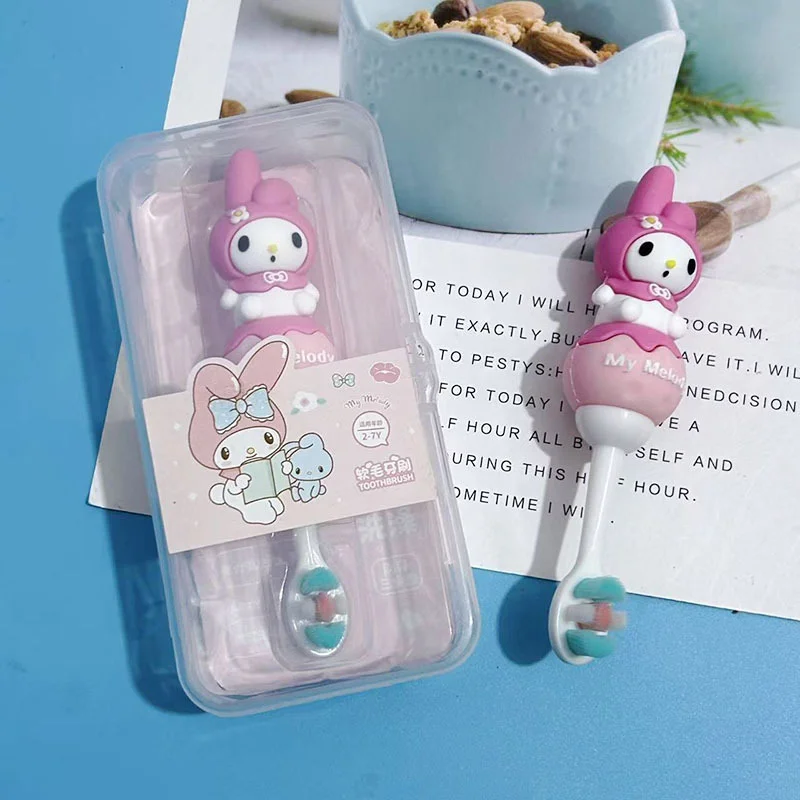 칫솔 어린이 캐릭터 칫솔 쿨로미 Kt 고양이 고양이개 칫솔 학생 부드러운 칫솔 치아 상세2
