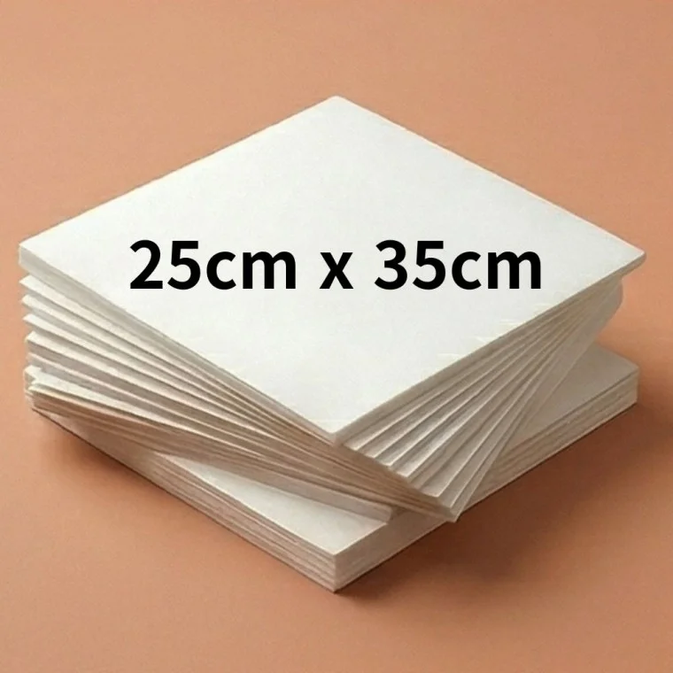 사각 종이호일 다용도 에어프라이어용 대용량 화이트 25cmx 35cm 1000개