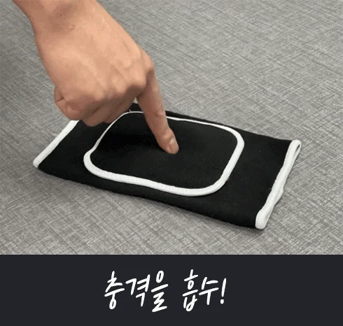 훈련소 전투 훈련 밴드 군인 팔꿈치 무릎 보호대 4P 상세2