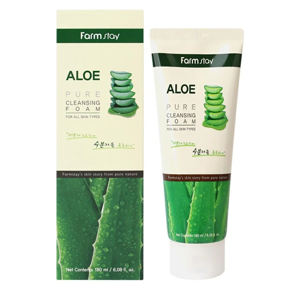 알로에의 순한 진정과 수분 가득한 클렌징폼 180ml 상세1
