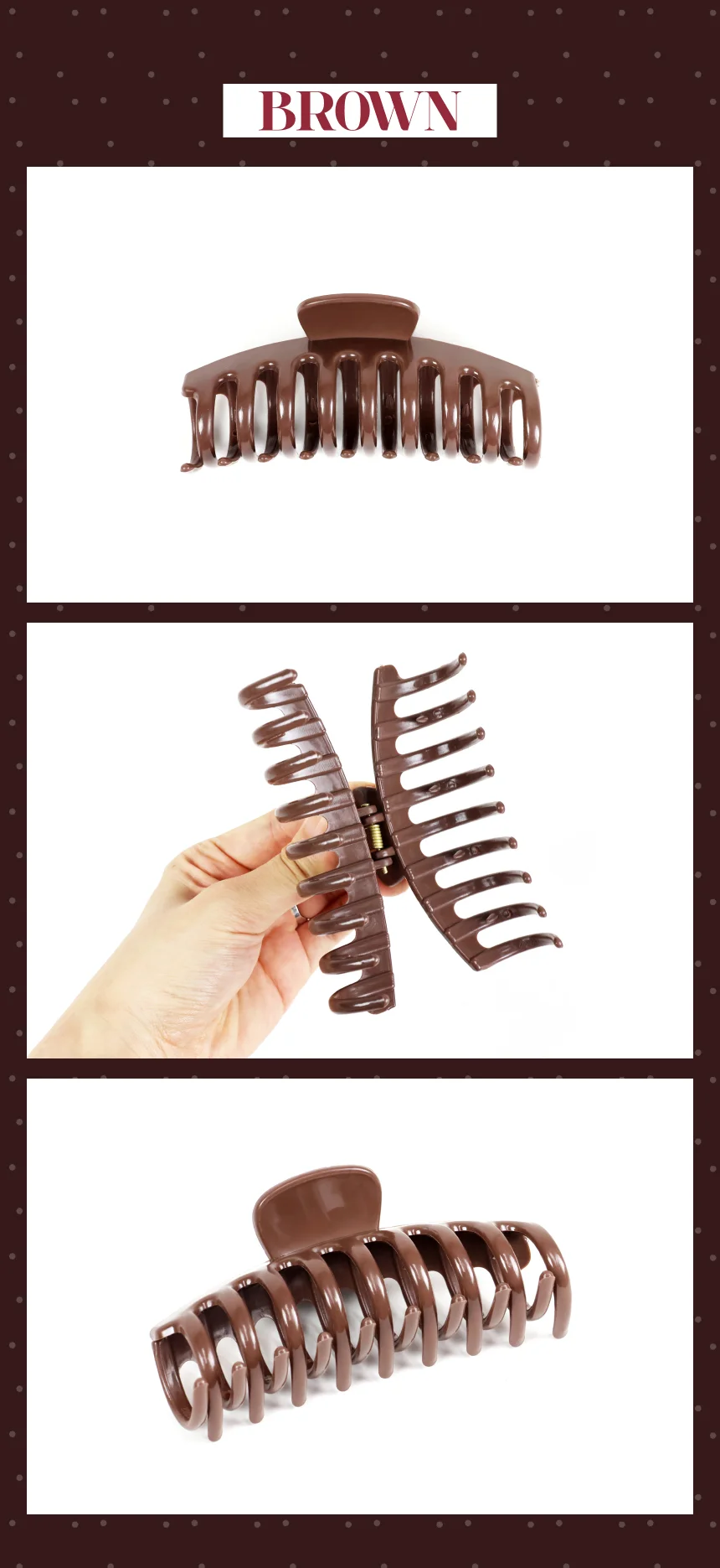 셀프케어 헤어집게 브라운 상세3