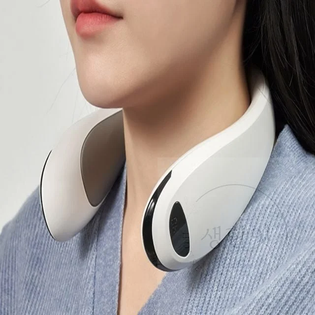 넥밴드 목걸이 히터 화이트 소형히터 전기온풍기 난방기기 전기열풍기 겨울온풍기