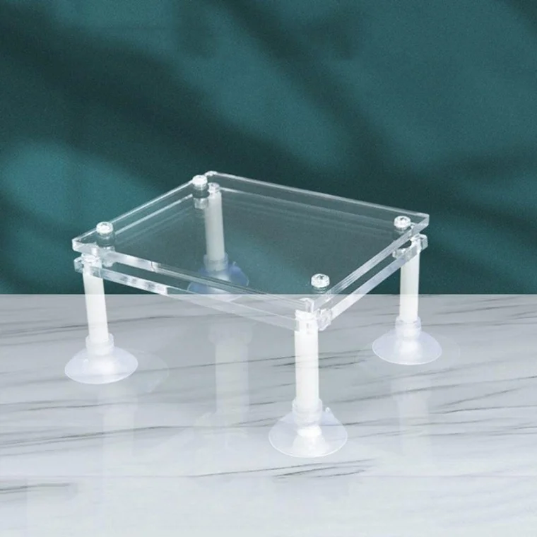 어항 흡착식 펌프 선반 받침대 12x 10cm 펌푸 지지대 거치대 용품 고정 조족관