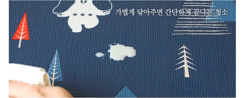 고밀도 14T 양면 PVC 주방 발매트 75x45 소 상세4