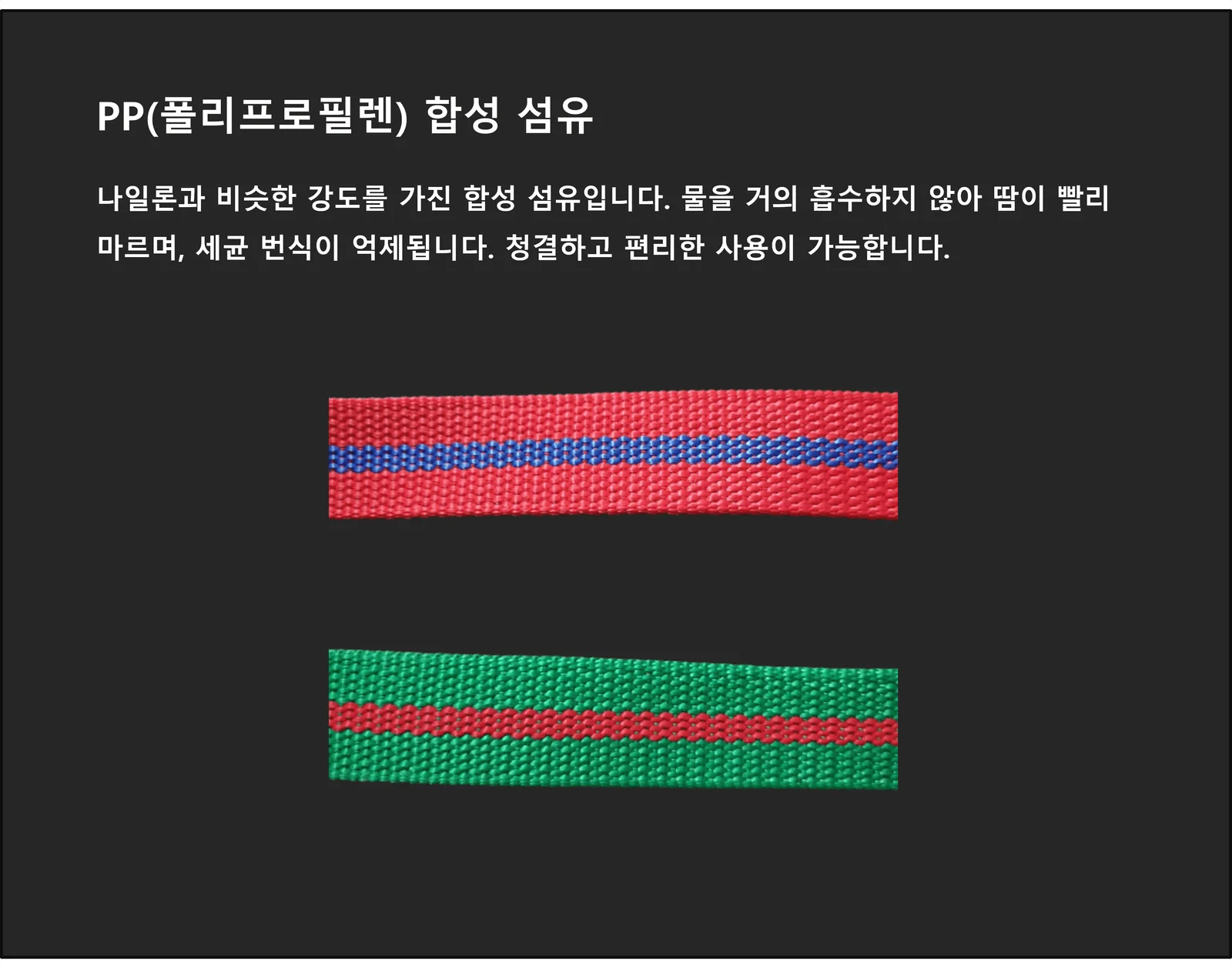 PP 강아지 목줄 슈벨 특대 30mm 그린 상세5