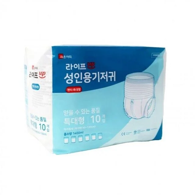 성인용기저귀 팬티형 1팩 특대형 라이프업 10매 노인기저귀 안심기저귀 환자용기저귀 성인용기저귀