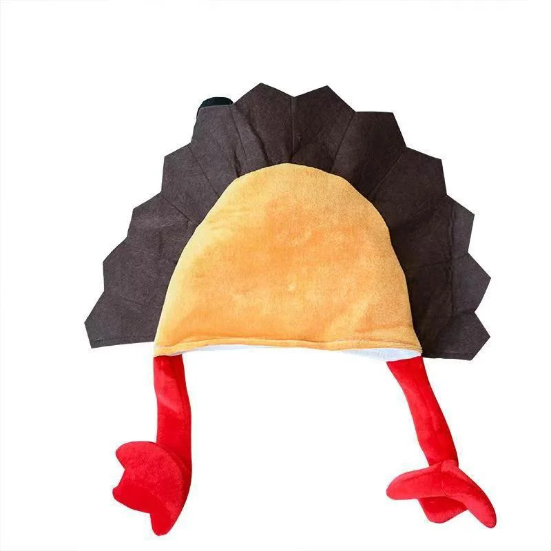 치킨모자 칠면조 모자 새로운 캐릭터 닭다리 모자 Chickeleg Cap 칠면조 모자 단추 상세4