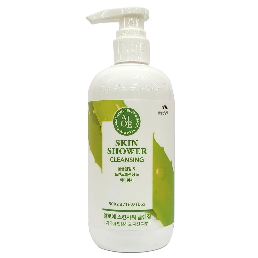 세안할 때마다 이중세안 귀찮아 알로에 클렌징 500ml 상세1