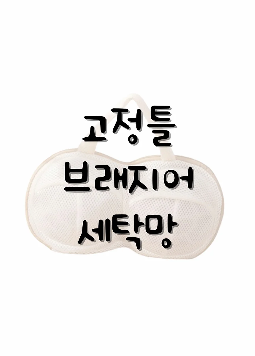 브래지어 세탁망 구김방지 캡 브래지어 고정 속옷 상세4