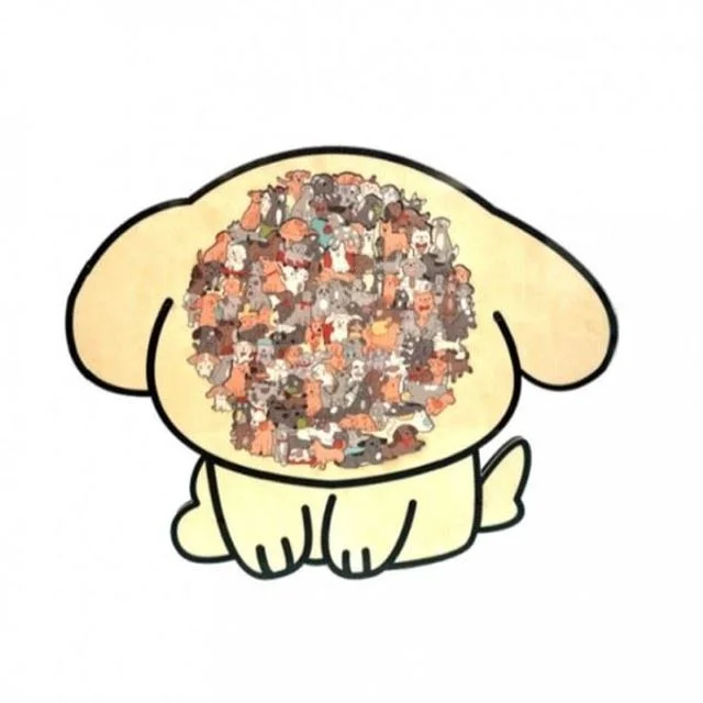우드퍼즐 직소퍼즐 강아지 강아지퍼즐 어르신장난감 동물퍼즐 어르신퍼즐 아이장난감 직소퍼즐 우드퍼즐