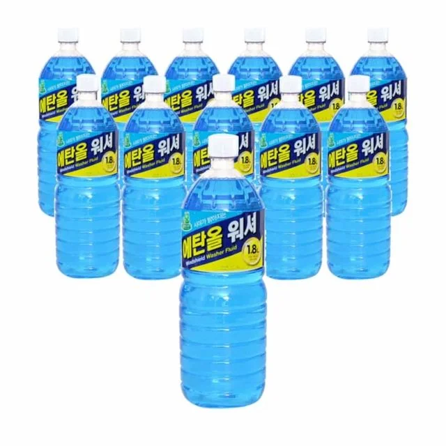 에탄올 워셔액 1.8L 12개입 사계절 자동차 워셔액