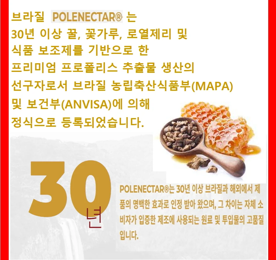 브라질 폴리넥타 그린 프로폴리스 80 30ml x 6개 상세5