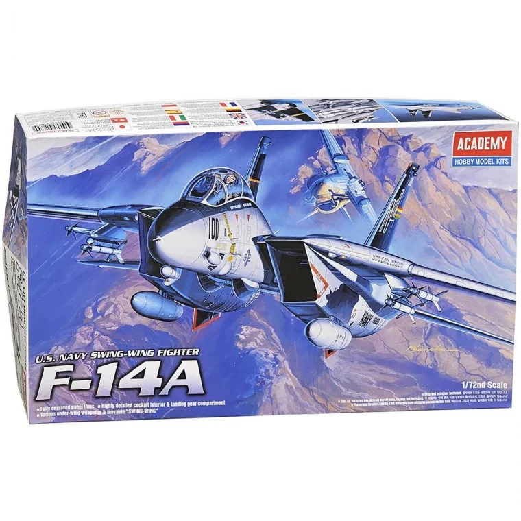 아카데미과학 미해군 F-14A 톰캣 1/72 조립 프라모델