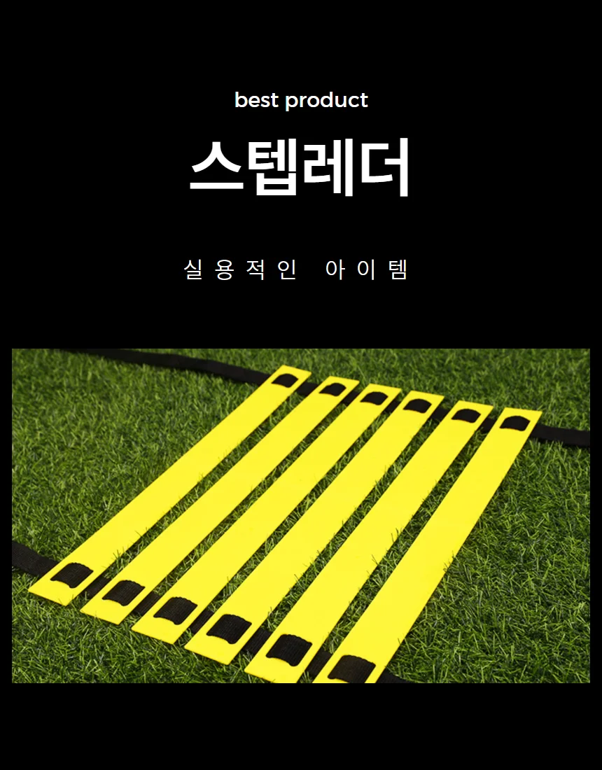 스텝레더 스피츠 사다리 장애물 훈련 스텝 3M 상세1