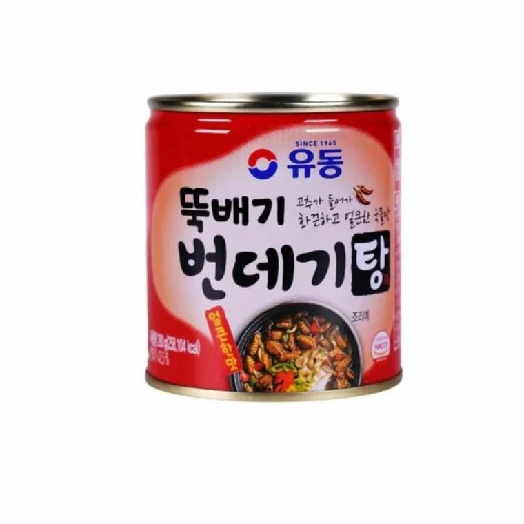 유동 뚝배기 번데기탕 얼큰한맛 280g 캠핑안주 포장마차안주 번데기통조림