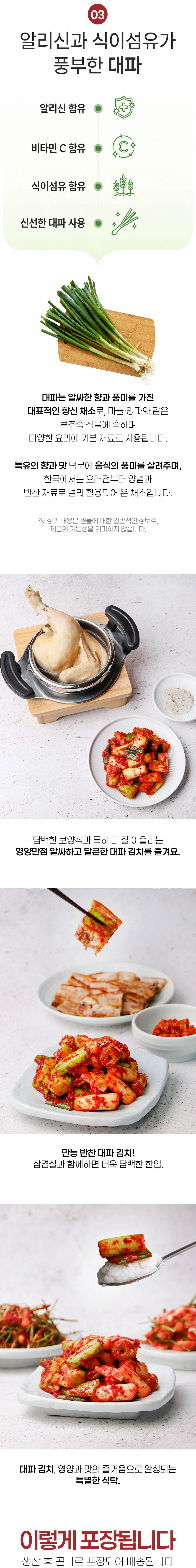 30년 전통 산청할매 대파김치 5kg 상세2