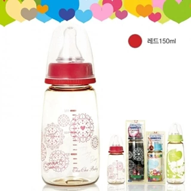 아기 수유에 편한 PPSU 젖병 150ml 레드 슈퍼 크로스컷 상세1