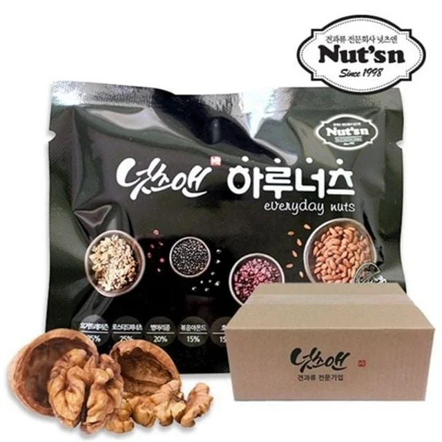 견과 견과 한줌 가정용 소포장 실속형 30 간식 사무실 아몬드 레이즌 요거트 땅콩 건강 호두 간편 볶음