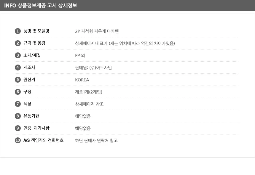 자석 지우개 뚜겅 마카팬 미니지우개보드마카 지우개보드마카검정빨강 상세8