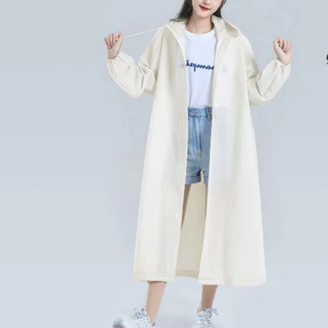 성인용 우비 무광 파스텔 등산 캠핑 낚시 우의 레인코트 비옷