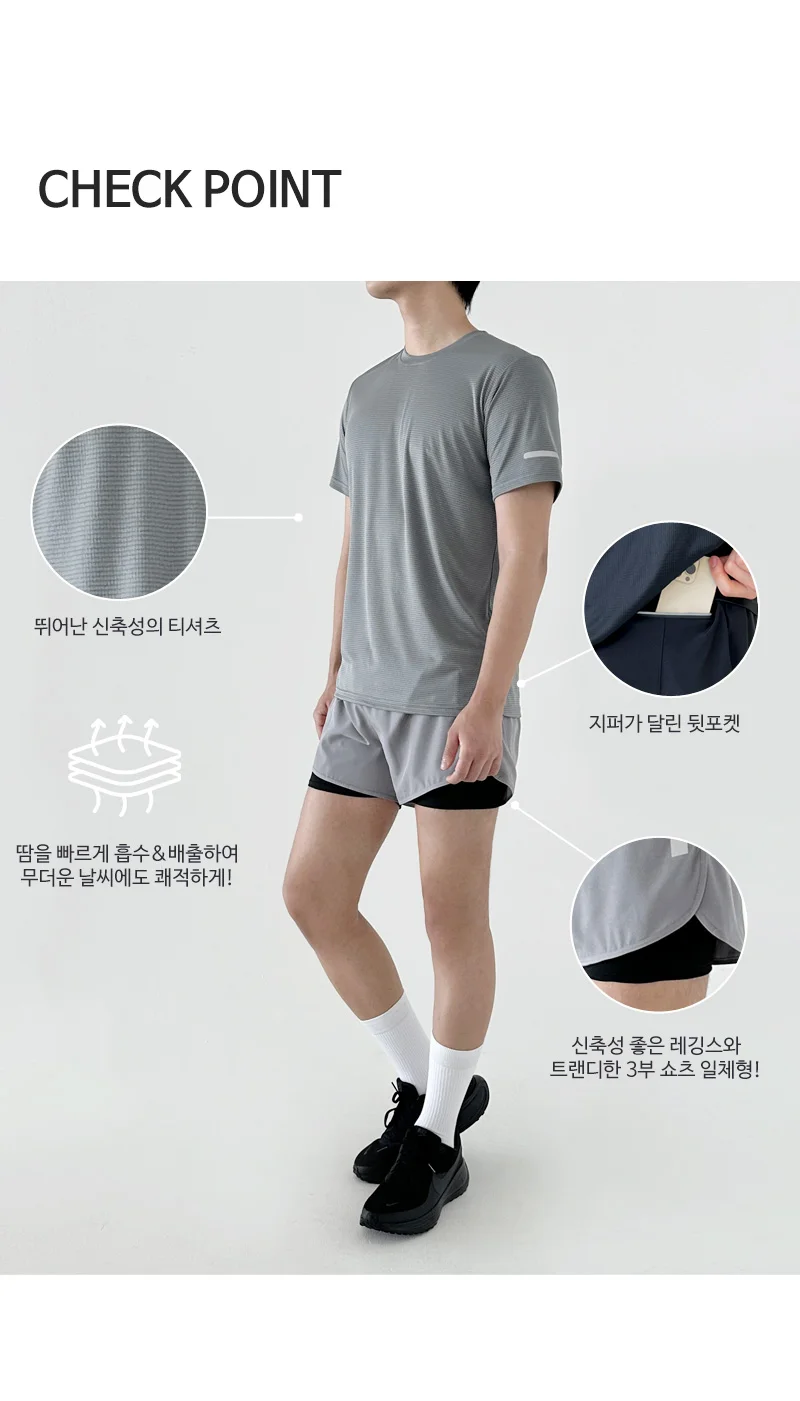 남자레깅스세트 운동레깅스 바이커쇼츠 여성레깅스 상세2