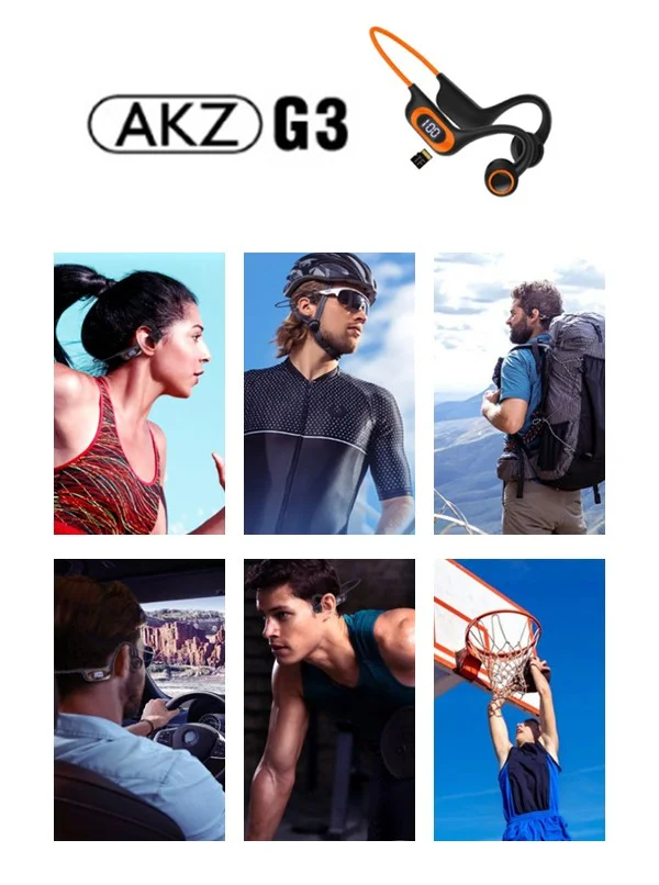 AKZ G3 골전도 이어폰 상세2