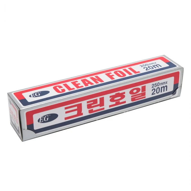 알루미늄 쿠킹호일 업소용 구이용 은박호일 바나나 사과 25cmx20m 1개