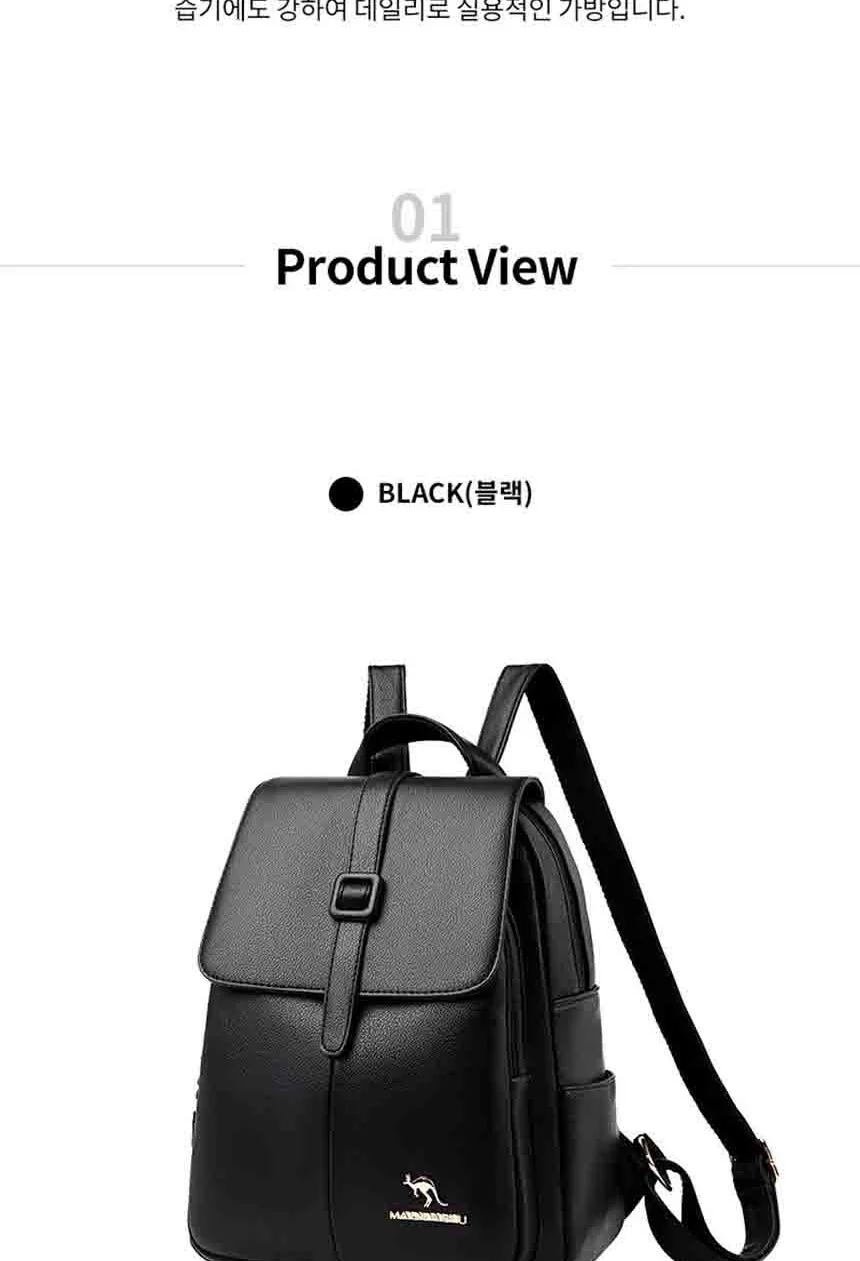 여성 백팩 가방 직장인 수납 심플 고급 데일리 상세2