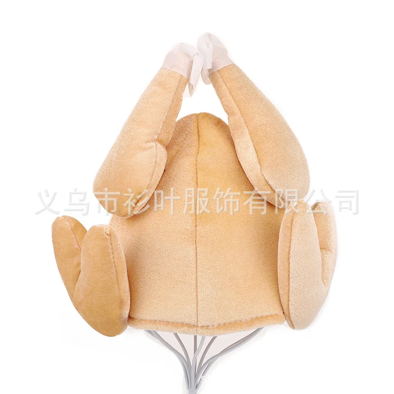 치킨모자 추수감사절 닭다리 모자 칠면조 모자 제조업자 선물 추수감사절 만화 모자 상세1